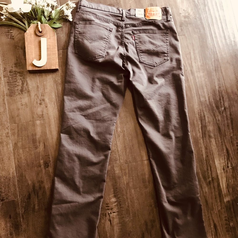 NWT Mens Gray Levi’s 511 Slim Stretch Jeans W36 L32 - Picture 6 of 8
